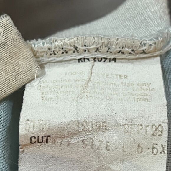 RARE! Vintage 1975 Superman Shirt DC Comics Long Sleeve Graphic Tee Shirt Kids 6 - Picture 4 of 7